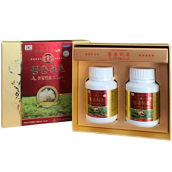 Viên đông trùng hạ thảo Hàn Quốc hộp 120 viên