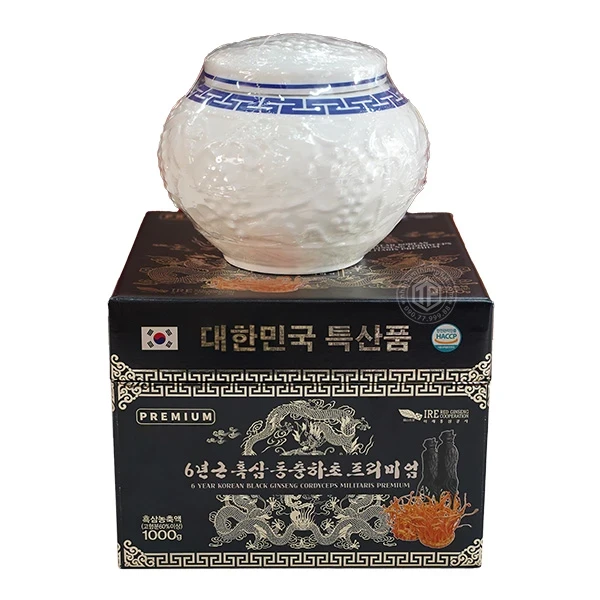 Cao hắc sâm đông trùng hạ thảo Ire Premium chính hãng hủ sành 1 kg