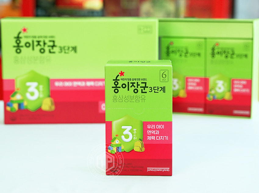 Nước hồng sâm KGC 3 CHILD cao cấp cho trẻ em hộp 30 gói x 20ml