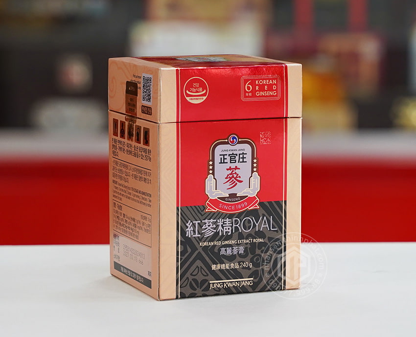 Tinh chất chiết xuất cao hồng sâm Chính phủ Hàn Quốc KGC Jung Kwan Jang ROYAL PLUS 240g Tinh chất chiết xuất cao hồng sâm Chính phủ Hàn Quốc KGC Jung Kwan Jang ROYAL PLUS 240g