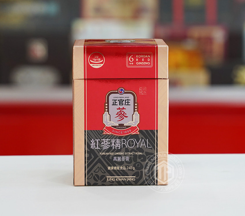 Tinh chất chiết xuất cao hồng sâm Chính phủ Hàn Quốc KGC Jung Kwan Jang ROYAL PLUS 240g Tinh chất chiết xuất cao hồng sâm Chính phủ Hàn Quốc KGC Jung Kwan Jang ROYAL PLUS 240g