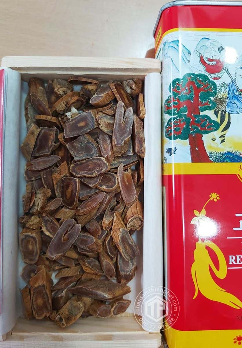 Hồng sâm củ khô 6 năm tuổi 75g hộp thiếc chính hãng Deadong Hàn Quốc Hồng sâm củ khô 6 năm tuổi 75g hộp thiếc chính hãng Deadong Hàn Quốc