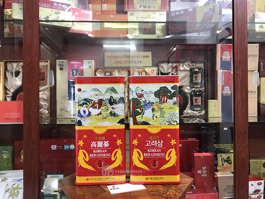 Hồng Sâm Củ Khô Hộp Thiếc 600g Chính hãng Deadong Hàn Quốc Hồng Sâm Củ Khô Hộp Thiếc 600g Chính hãng Deadong Hàn Quốc