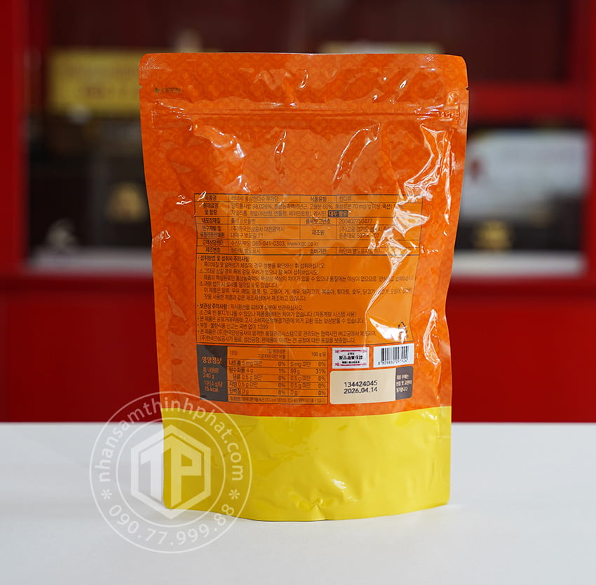 Kẹo Sâm Hàn Quốc KGC cao cấp không đường gói 240g Kẹo Sâm Hàn Quốc KGC cao cấp không đường gói 240g