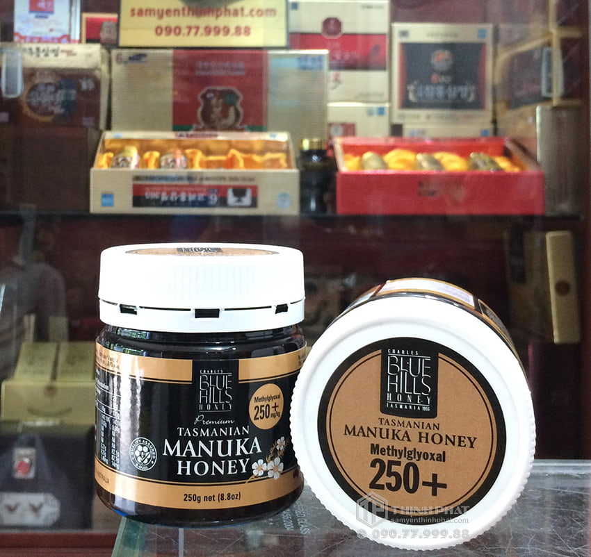 Mật Ong Manuka Blue Hills 250+ 250g nhập khẩu từ Úc Mật Ong Manuka Blue Hills 250+ 250g nhập khẩu từ Úc