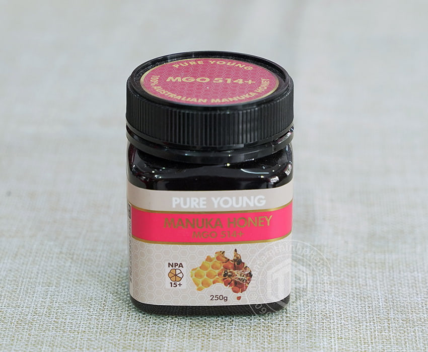 Mật ong Manuka Pure Young 514+ 250g nhập khẩu từ Úc Mật ong Manuka Pure Young 514+ 250g nhập khẩu từ Úc