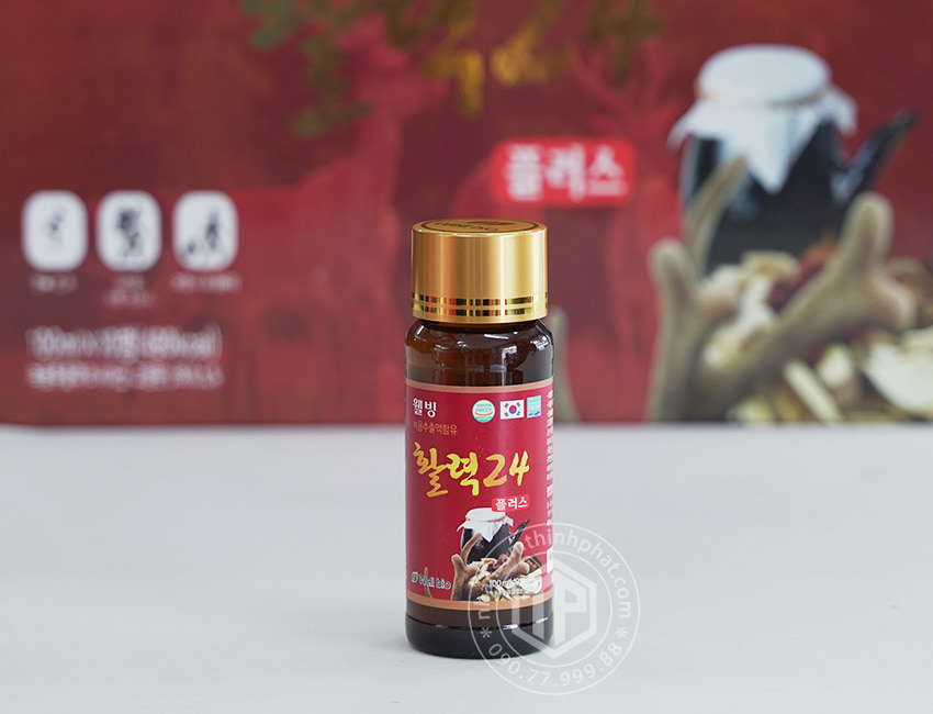 Nước hồng sâm nhung hươu Hàn Quốc 10 chai x 100ml Nước hồng sâm nhung hươu Hàn Quốc 10 chai x 100ml