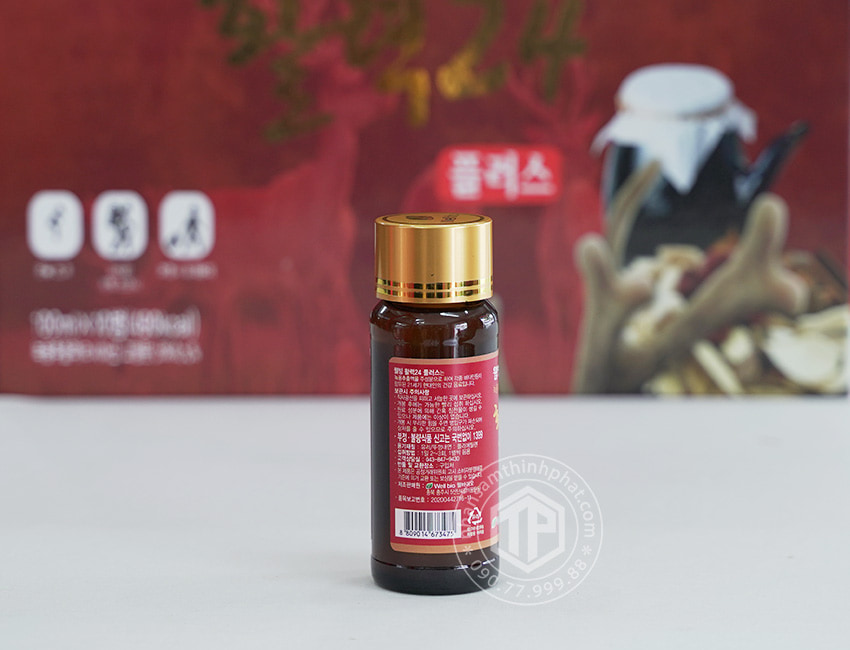 Nước hồng sâm nhung hươu Hàn Quốc 10 chai x 100ml Nước hồng sâm nhung hươu Hàn Quốc 10 chai x 100ml