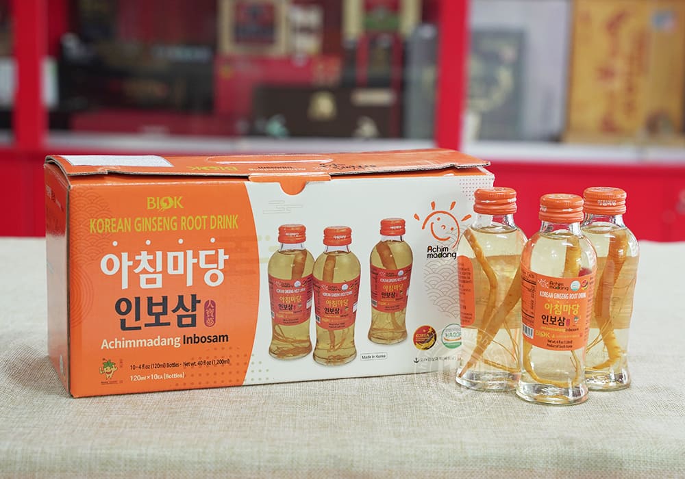 Nước sâm nguyên củ Achimmadang hộp 10 chai x 120ml Nước sâm nguyên củ Achimmadang hộp 10 chai x 120ml