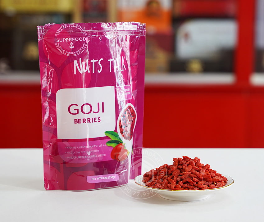 Kỷ tử sấy khô Goji Berries gói 250g Kỷ tử sấy khô Goji Berries gói 250g