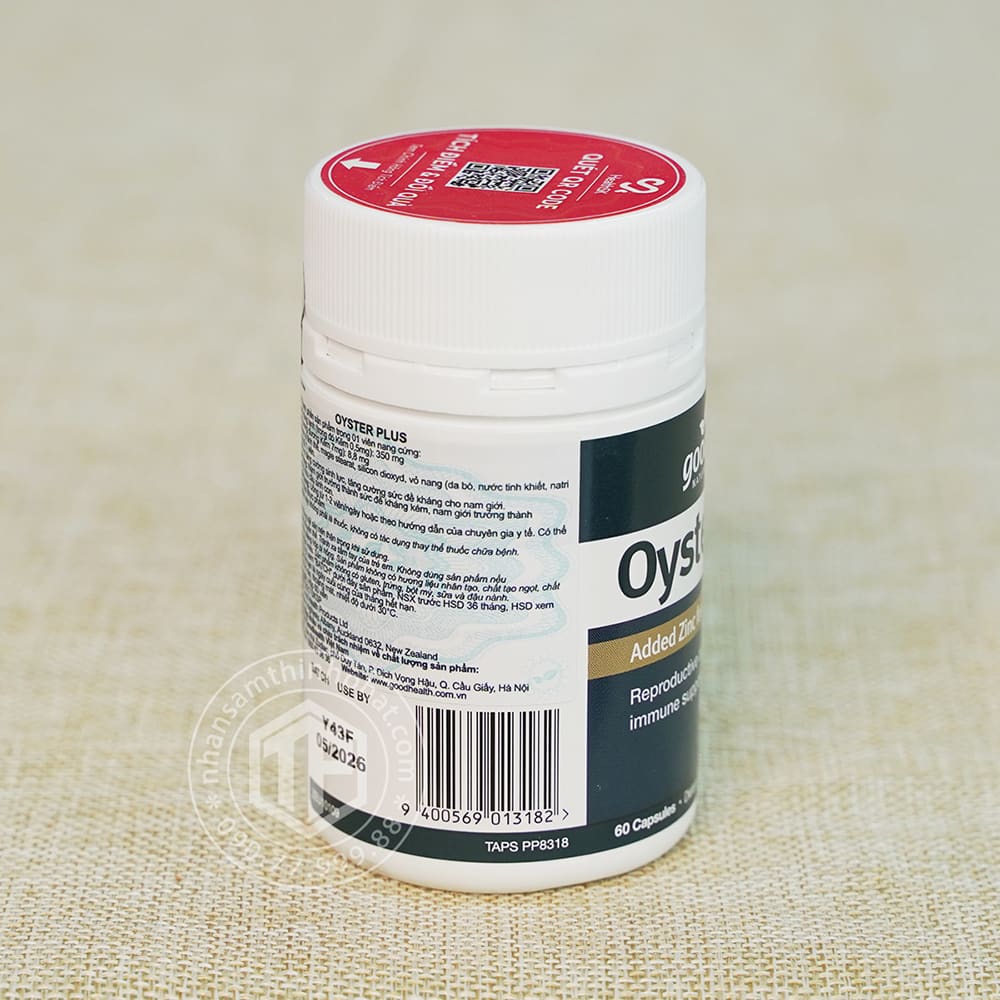 Viên hàu Oyster Plus lọ 60 viên Viên hàu Oyster Plus lọ 60 viên