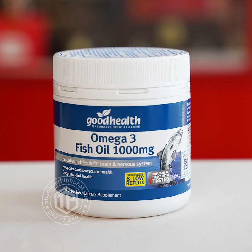 Viên uống Omega 3 Fish Oil 1000mg 150 viên Good Health Viên uống Omega 3 Fish Oil 1000mg 150 viên Good Health