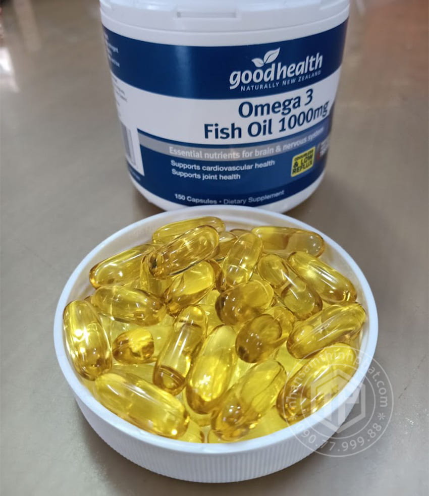 Viên uống Omega 3 Fish Oil 1000mg 150 viên Good Health Viên uống Omega 3 Fish Oil 1000mg 150 viên Good Health