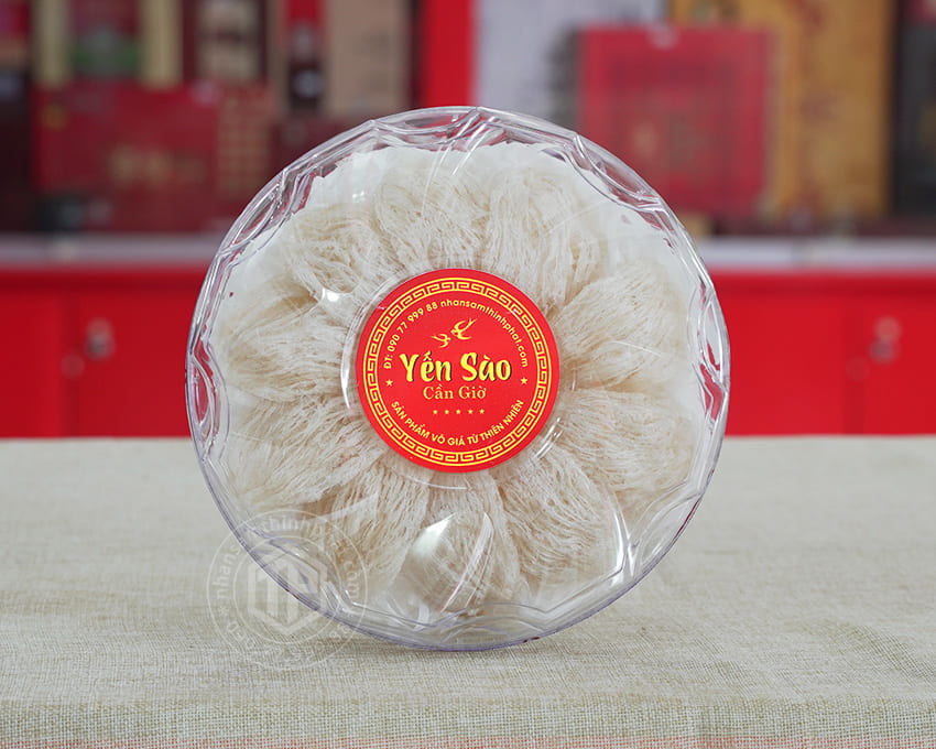 Tổ yến sào Cần Giờ làm sạch 100g loại đặc biệt Tổ yến sào Cần Giờ làm sạch 100g loại đặc biệt