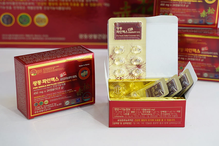 Viên Tinh Dầu Thông Đỏ Hàn Quốc Kwangdong Chính hãng 120 Viên Cao cấp chất lượng Viên Tinh Dầu Thông Đỏ Hàn Quốc Kwangdong Chính hãng 120 Viên Cao cấp chất lượng