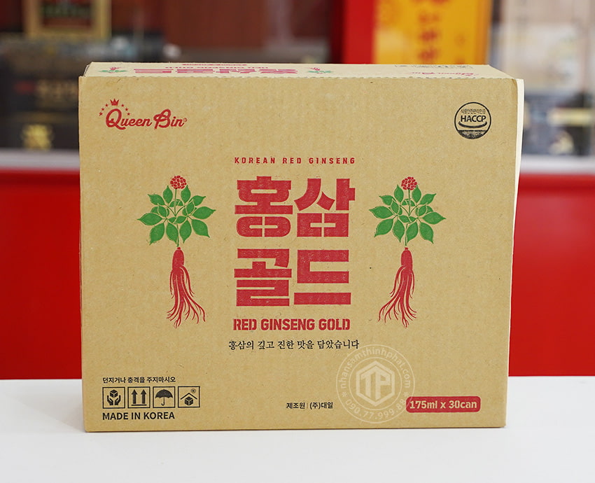 Nước hồng sâm Bio Hàn Quốc thùng 30 lon