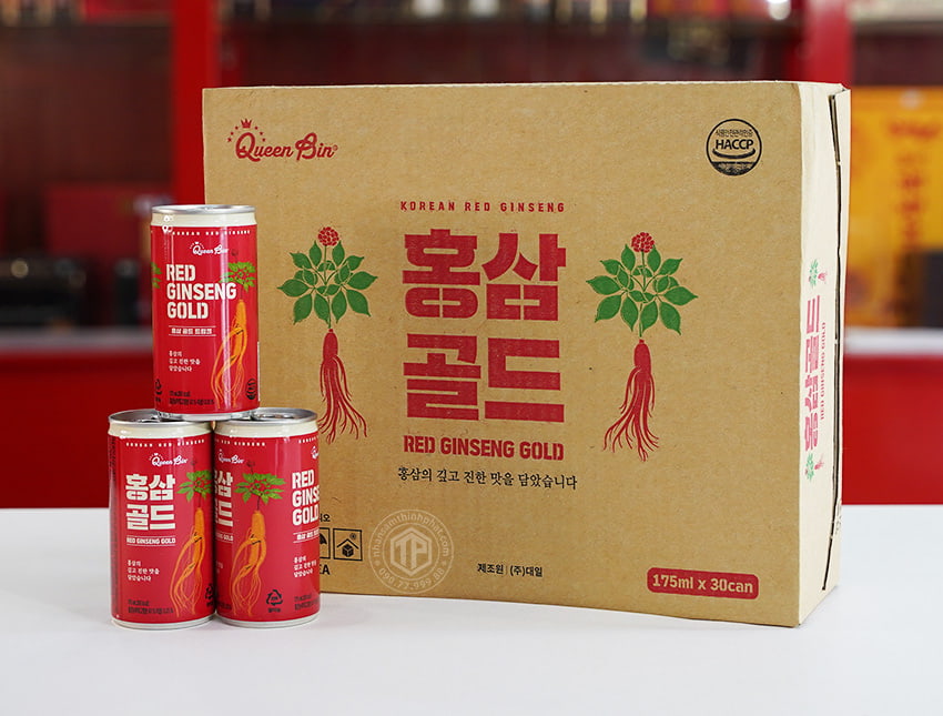 Nước hồng sâm Bio Hàn Quốc thùng 30 lon