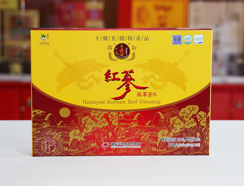 Hồng sâm củ tẩm mật ong chính hãng Deadong hộp 300g Sâm Hàn Quốc 6 năm tuổi chính hãng Hồng sâm củ tẩm mật ong chính hãng Deadong hộp 300g Sâm Hàn Quốc 6 năm tuổi chính hãng