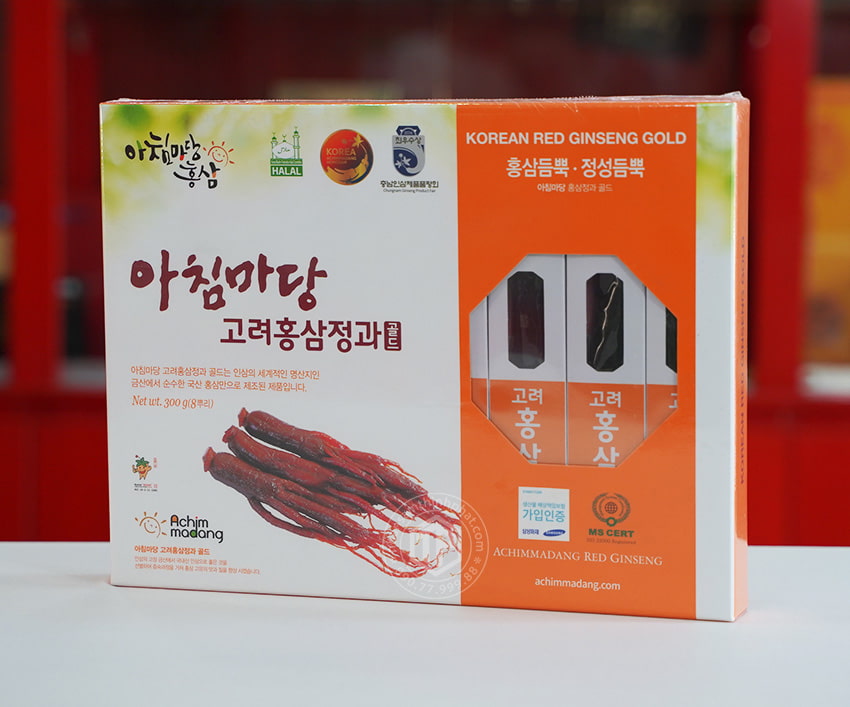 Hồng sâm Hàn Quốc Geumsan nguyên củ tẩm hộp 300g 8 củ lớn Hồng sâm Hàn Quốc Geumsan nguyên củ tẩm hộp 300g 8 củ lớn