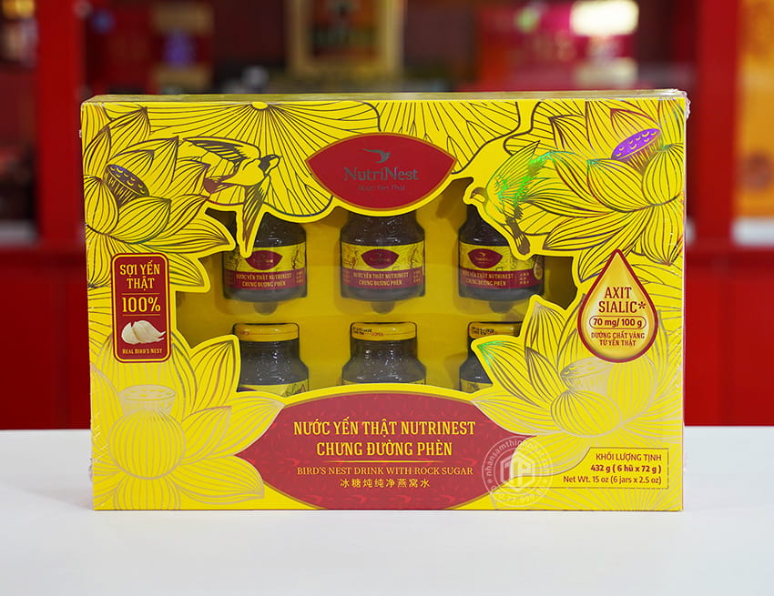 Yến chưng sẳn hộp 6 lọ Gold Bird Silver