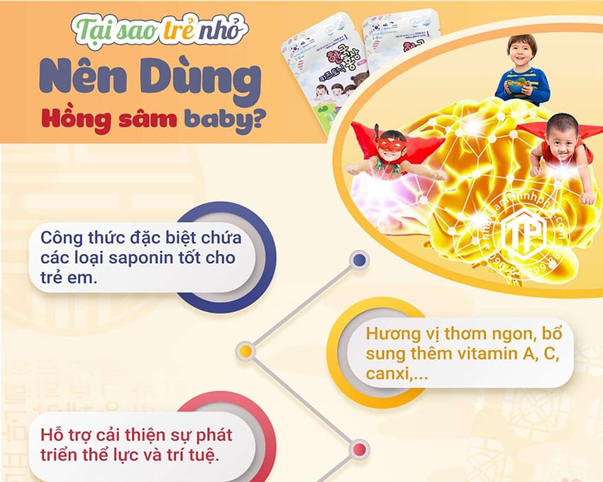 Tại sao trẻ nhỏ nên dùng hồng sâm baby? Tại sao trẻ nhỏ nên dùng hồng sâm baby?