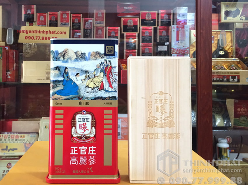 Hồng sâm củ khô KGC 300g 30PCS 19 củ sâm khô Chính phủ Jung Kwan Jang Hồng sâm củ khô KGC 300g 30PCS 19 củ sâm khô Chính phủ Jung Kwan Jang