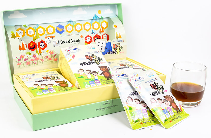 Nước hồng sâm Baby Daedong cho trẻ em 2 - 5 tuổi hộp 30 gói x 20ml Nước hồng sâm Baby Daedong cho trẻ em 2 - 5 tuổi hộp 30 gói x 20ml